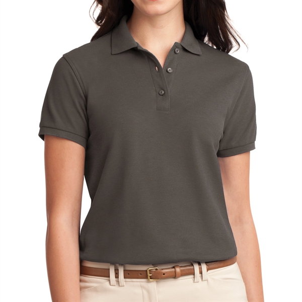 Coffee color option for Ladies Polo Shirt