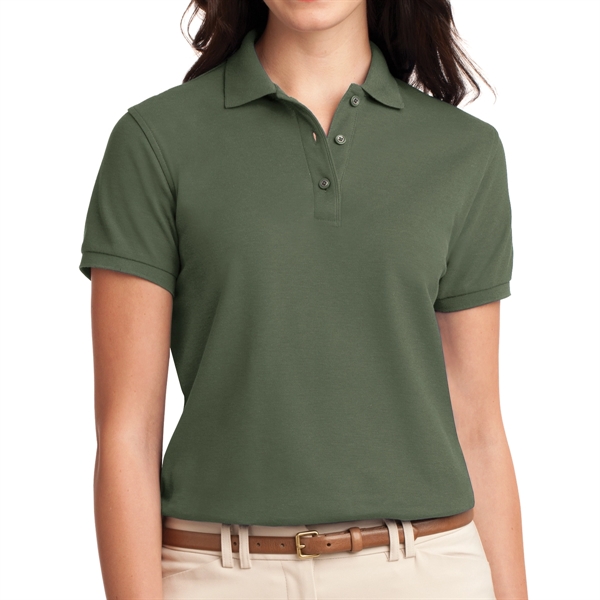 Court Green color option for Ladies Polo Shirt