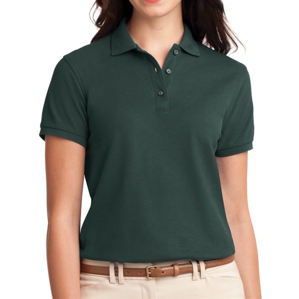 Dark Green color option for Ladies Polo Shirt