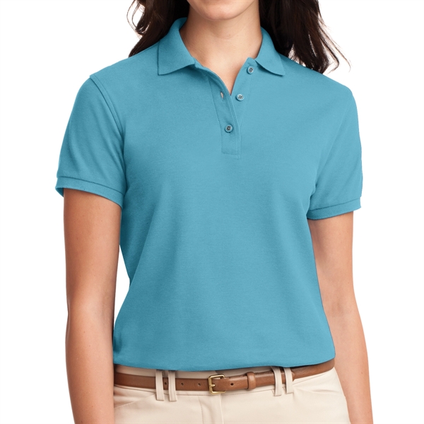 Light Blue color option for Ladies Polo Shirt
