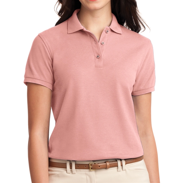 Light Pink color option for Ladies Polo Shirt