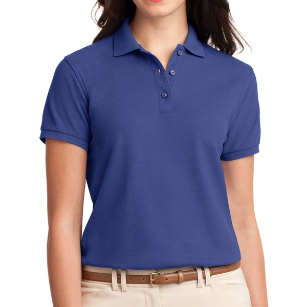 Maui Blue color option for Ladies Polo Shirt