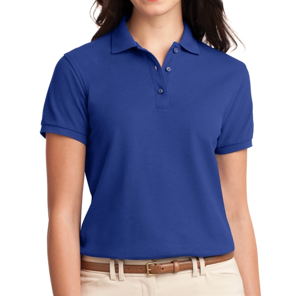 Royal Blue color option for Ladies Polo Shirt