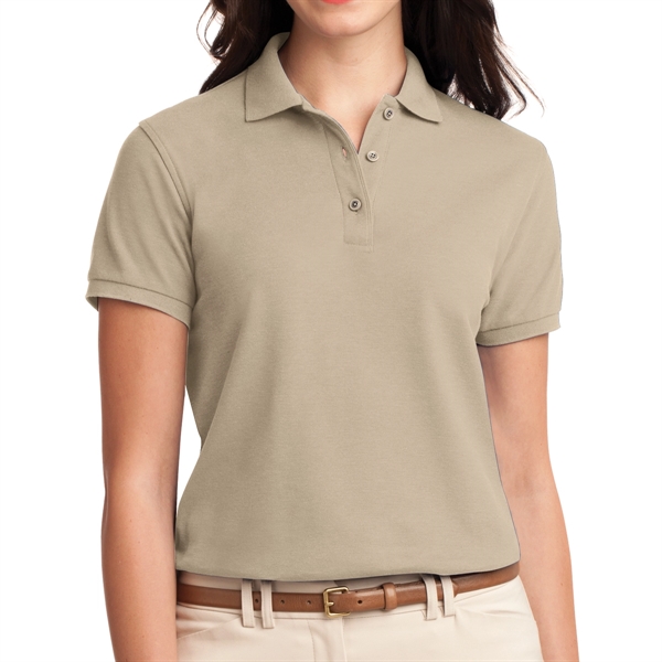 Stone color option for Ladies Polo Shirt