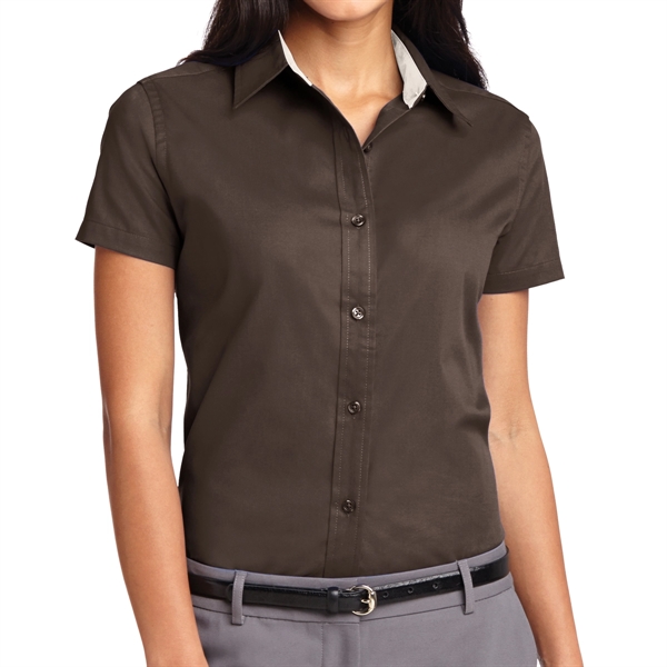 Bark color option for Ladies Silk Authority Polo Shirt