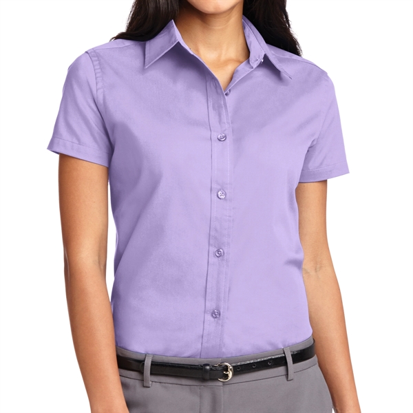 Bright Lavender color option for Ladies Silk Authority Polo Shirt