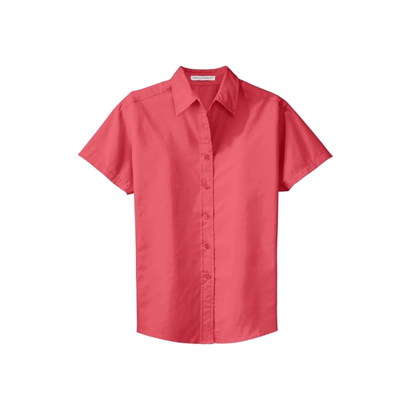 Deep Berry color option for Ladies Silk Authority Polo Shirt