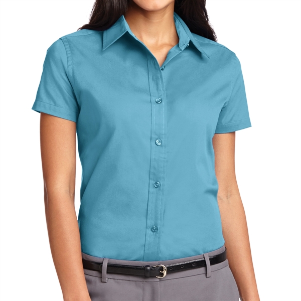 Maui Blue color option for Ladies Silk Authority Polo Shirt