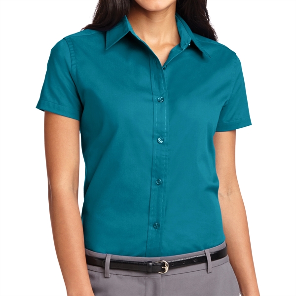 Ultra Marine color option for Ladies Silk Authority Polo Shirt