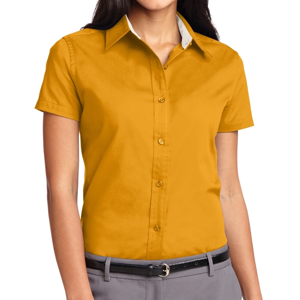 Yellow color option for Ladies Silk Authority Polo Shirt