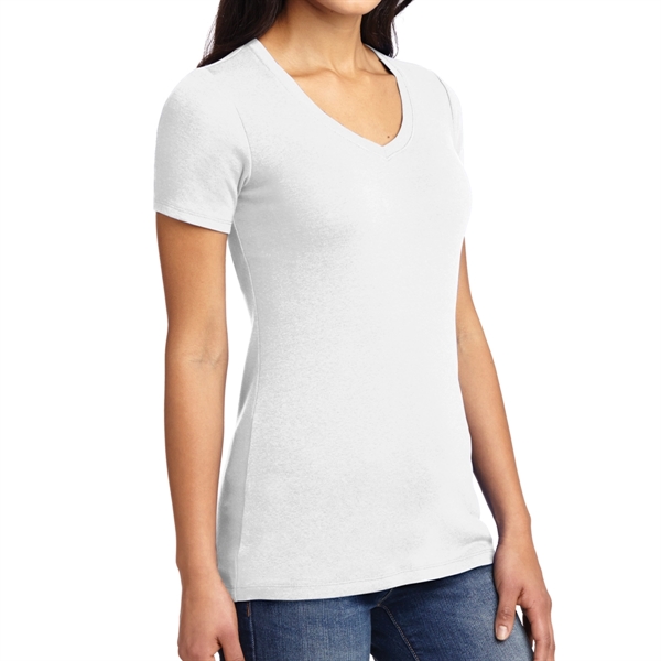 White color option for Classy V Neck T Shirt