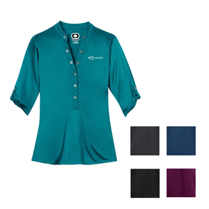 Photo of Women's Polyester Henley Shirt