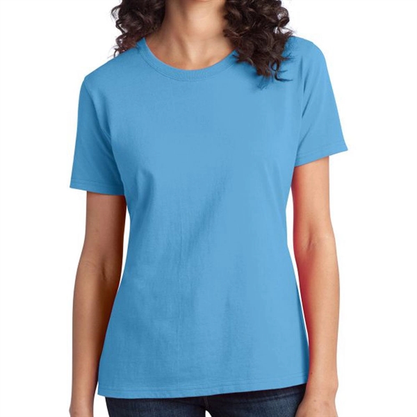 Royal Blue color option for Port & Company® Women's Ringspun Cotton T Shirt