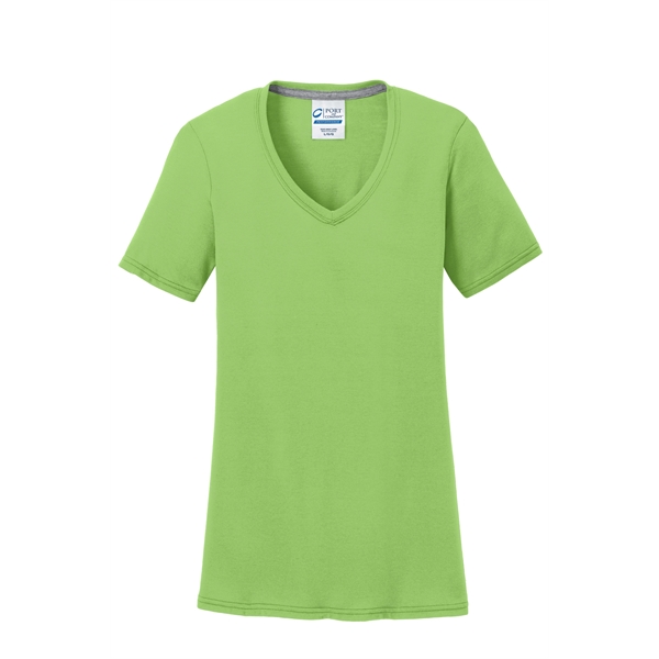 Lime color option for Trendy Ladies' V Neck Shirt