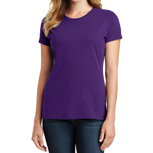 Team Purple color option for Comfy Ladies Tee