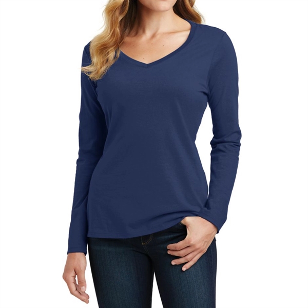 Team Navy color option for Vishaw Long Sleeve Ladies Tee