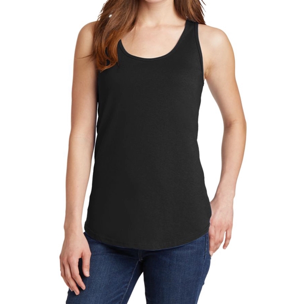 Jet Black color option for Women's Cotton Tank Top