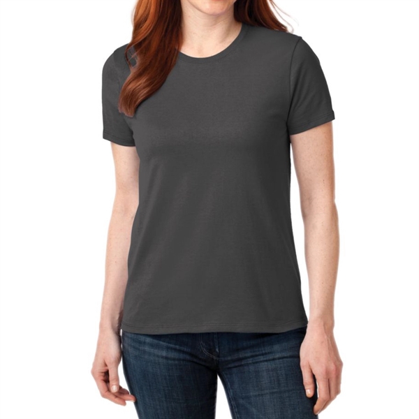 Charcoal color option for Port & Company® Women's Core Blend T Shirt