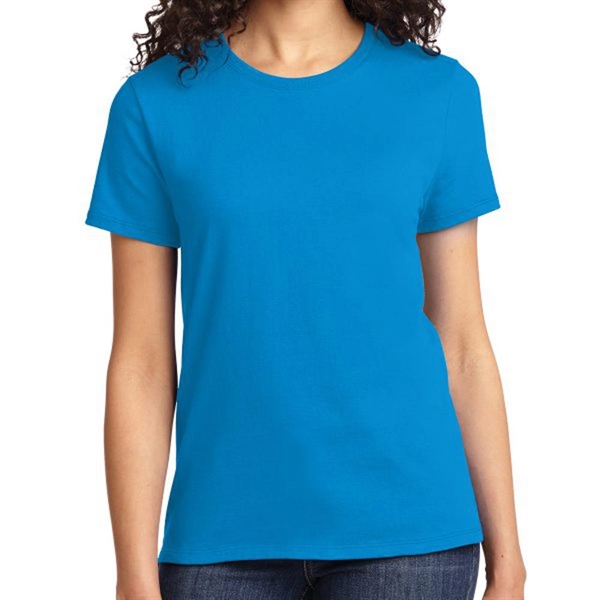 Aquatic Blue color option for Port & Company® Women's Everyday T Shirt