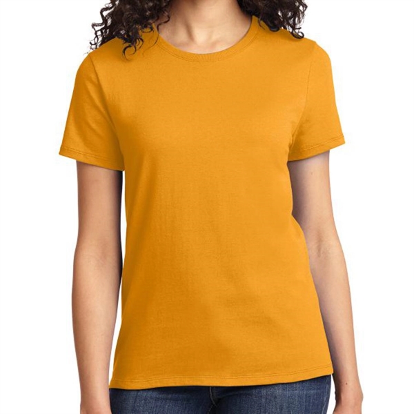Gold color option for Port & Company® Women's Everyday T Shirt