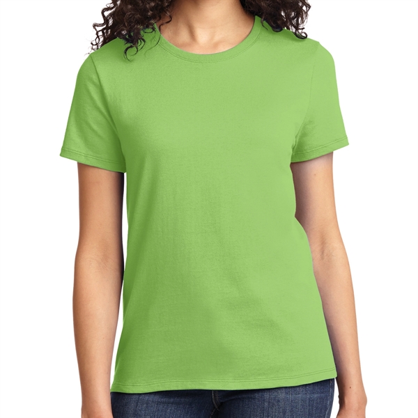 Lime color option for Port & Company® Women's Everyday T Shirt