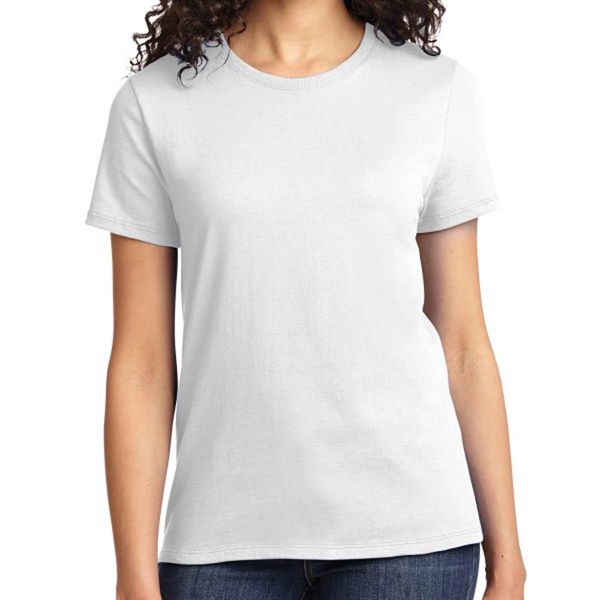 White color option for Port & Company® Women's Everyday T Shirt