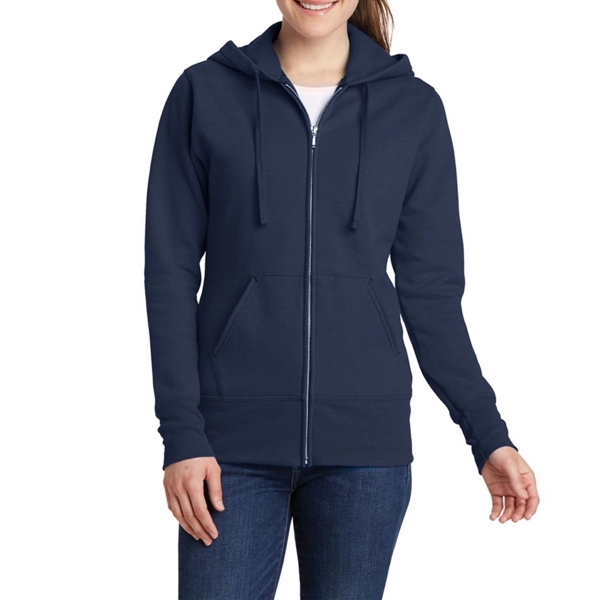 Navy color option for Women's Full Zip Sweatshirt With Hood