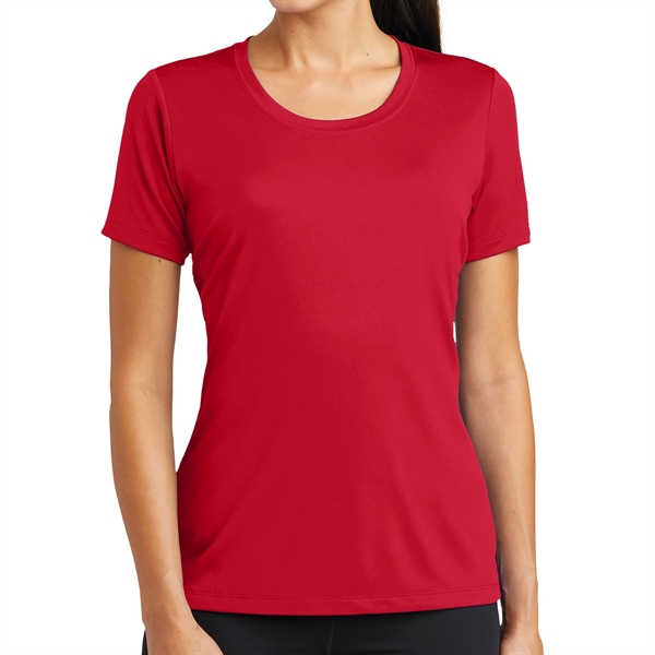 Deep Red color option for Platform Ladies' Posi Charge® Tough Tee