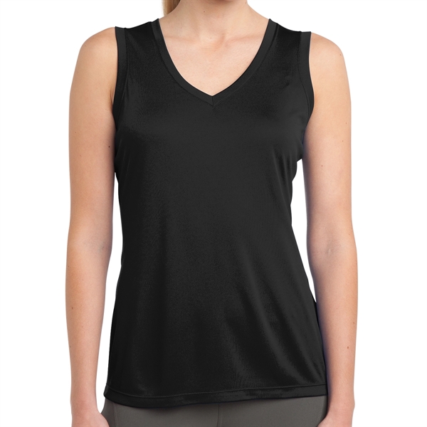Black color option for Armless Polyester Shirt