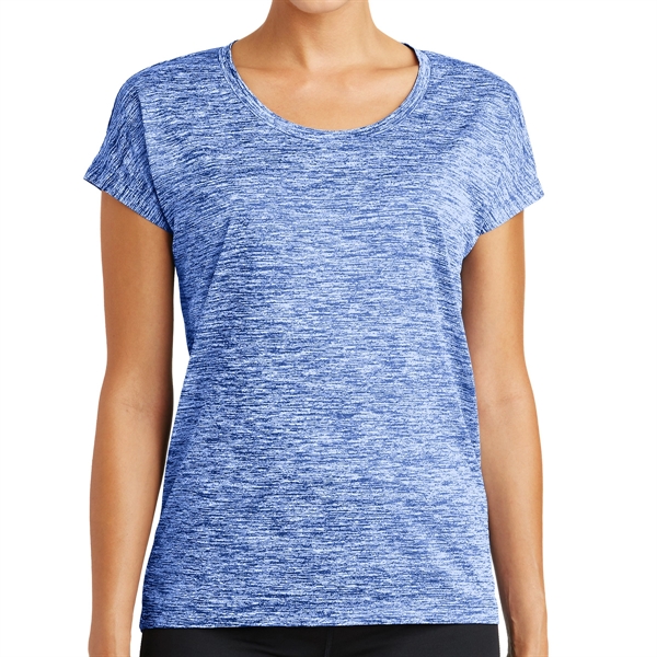 True Royal Electric color option for Ladies' Heather Sporty Tee