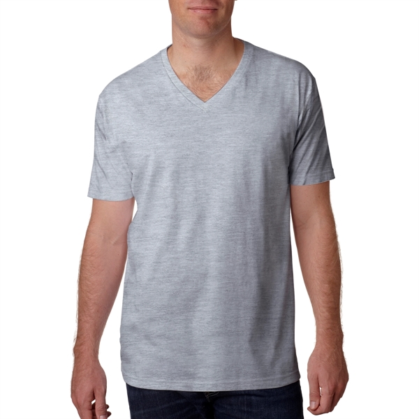 Heather Gray color option for Simple Fitted V Shirt
