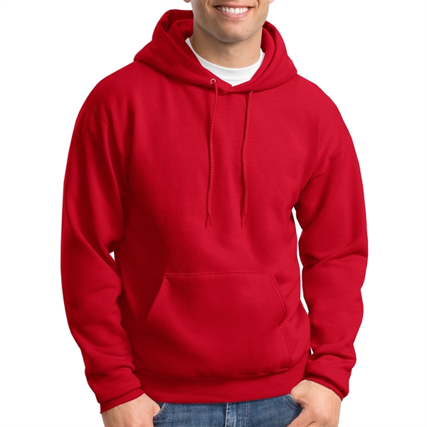Cardinal color option for Hanes® Eco Smart® Sweatshirt Hoodie
