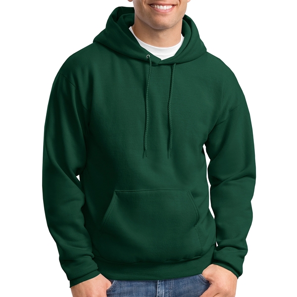 Deep Forest Green color option for Hanes® Eco Smart® Sweatshirt Hoodie