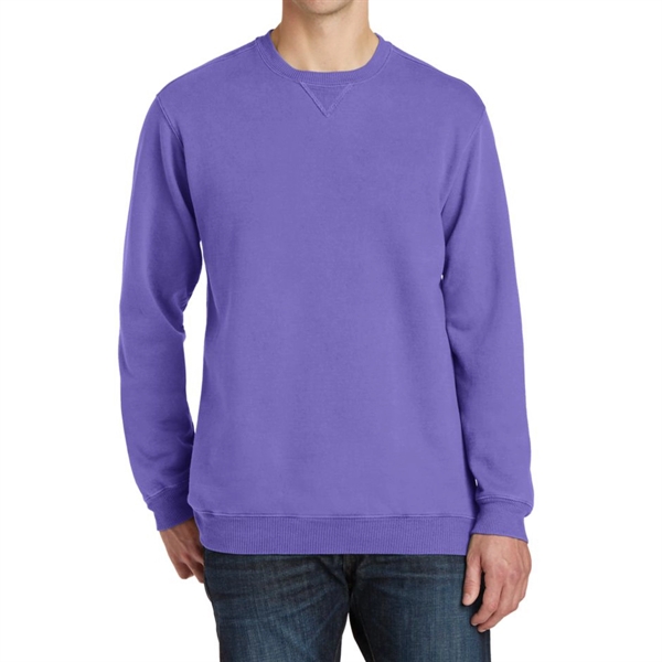 Amethyst color option for Branded Pigment Dyed Sweatshirt