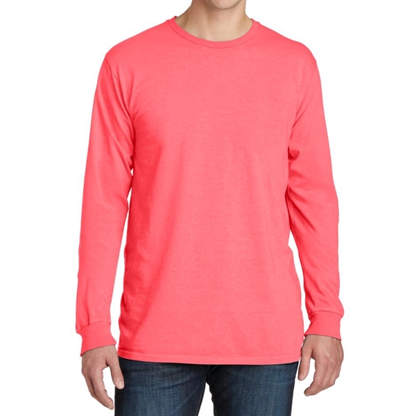 Neon Coral color option for Pigment Dyed Cotton Tee