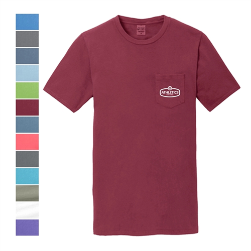Main photo of Stylish Pigment Dyed Tee With Pocket