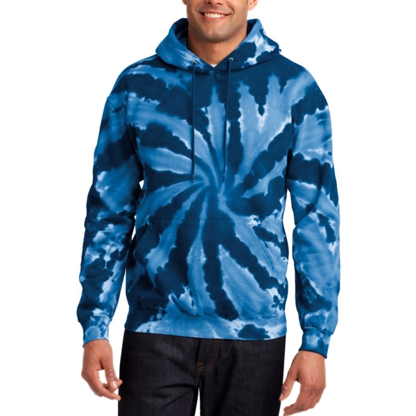 Navy color option for Port & Company® Tie Dye Hoodie Sweatshirt