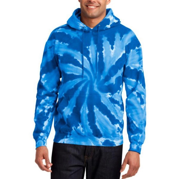 Royal Blue color option for Port & Company® Tie Dye Hoodie Sweatshirt