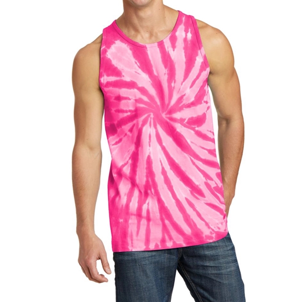 Pink color option for Customizable Tie Dye Tank Top