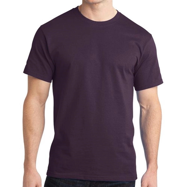 Eggplant color option for Port & Company® Ringspun Cotton T Shirt
