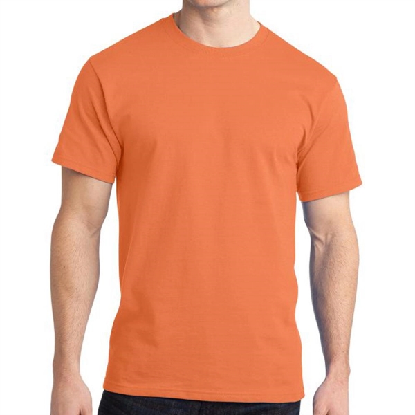 Orange Sherbet color option for Port & Company® Ringspun Cotton T Shirt