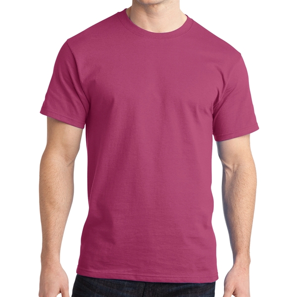 Purple color option for Port & Company® Ringspun Cotton T Shirt