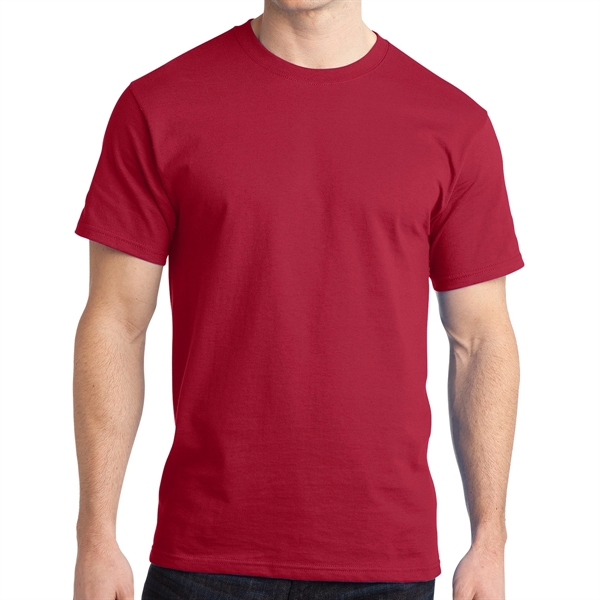 Red color option for Port & Company® Ringspun Cotton T Shirt