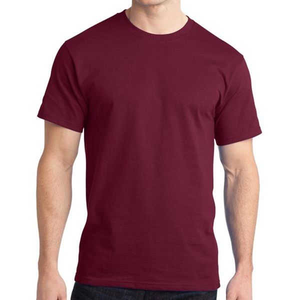 Sangria color option for Port & Company® Ringspun Cotton T Shirt