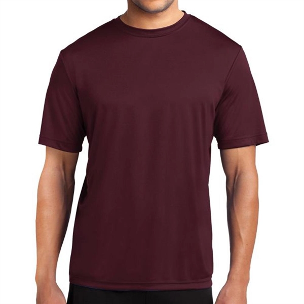 Athletic Maroon color option for Polyester T Shirt