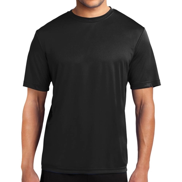 Jet Black color option for Polyester T Shirt