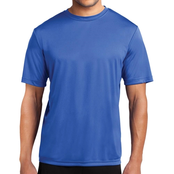 Neon Blue color option for Polyester T Shirt