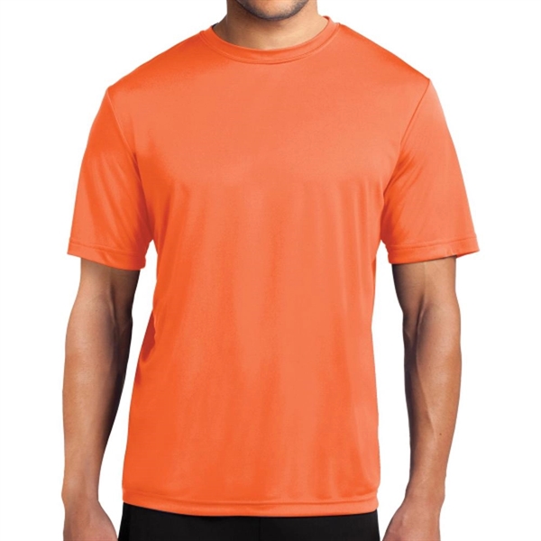 Neon Orange color option for Polyester T Shirt