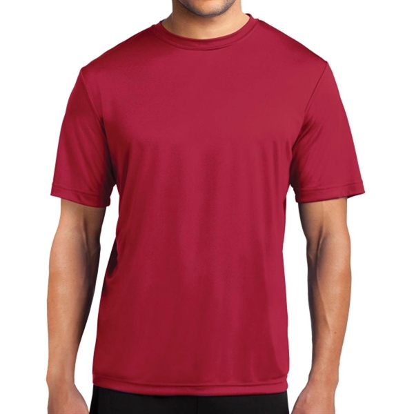 Red color option for Polyester T Shirt