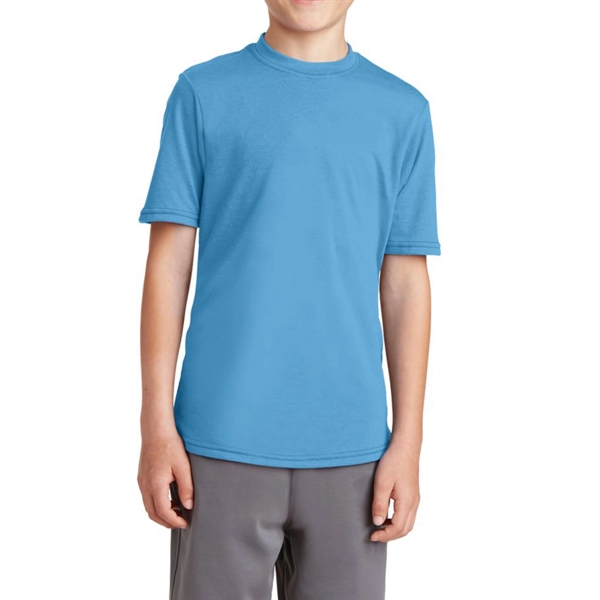 Aquatic Blue color option for Rajan Youth Tee